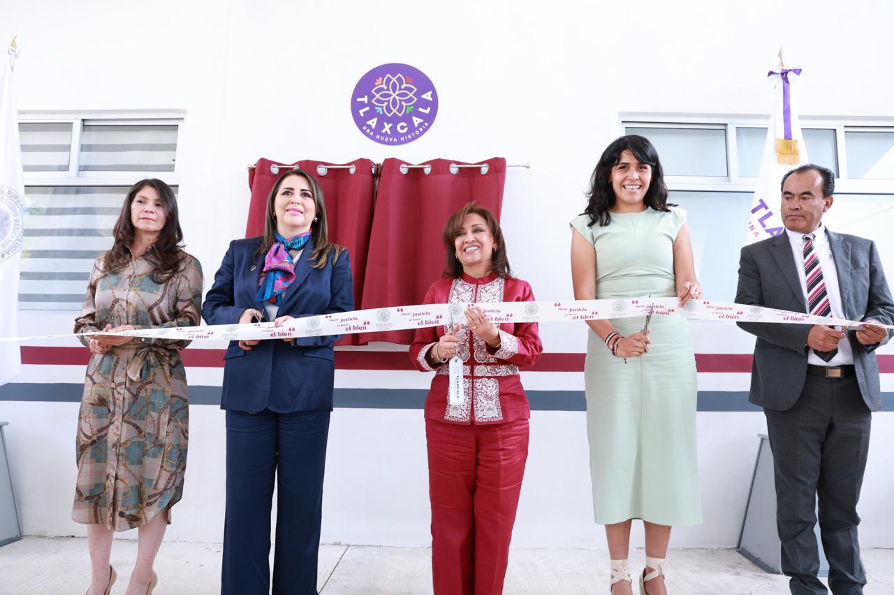 Inaugura gobernadora Sala de Oralidad y Centro de Convivencia Familiar en Tlaxco